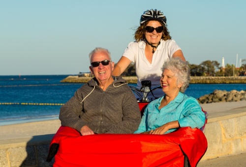 Alanagh Godderidge is helping the community, one trishaw at a time Image